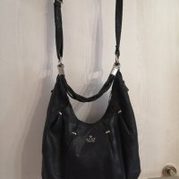 Оригинална дамска чанта Adax естествена кожа с 2 дръжки, снимка 7 - Чанти - 32225684