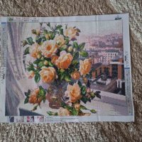 Диамантен гоблен "Рози", снимка 3 - Гоблени - 43728049