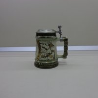 Чаша за бира оригинален Gerz Gerzit Ceramic - Западна Германия, снимка 2 - Антикварни и старинни предмети - 37100663