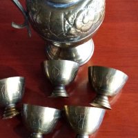 старинен бронзов сервиз от османската империя , снимка 15 - Антикварни и старинни предмети - 32782582