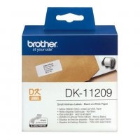 Етикети Brother DK-11209 800 етикета 29mmx62mm Small Paper Labels Brother QL-500 QL-550, снимка 2 - Принтери, копири, скенери - 17344407