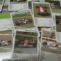 № 6843 стари карти - Formel 1   - комплект 32 броя с кутийка, снимка 4 - Други ценни предмети - 39813105