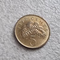 Монети. Сингапур. 5,  10 , 50 цента и 1 долар., снимка 10 - Нумизматика и бонистика - 39654978