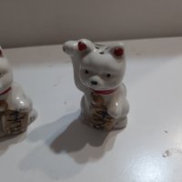 Две порцералени котенца солници, снимка 3 - Аксесоари за кухня - 44048540