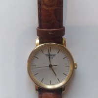 Дамски кварцов часовник  Tissot 1853 T 109210A със златно покритие, снимка 10 - Дамски - 39086203