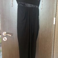 Дълга черна рокля, снимка 1 - Рокли - 33358090