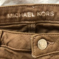 Michael Kors Дамски кафяви дънки 7/8 - L размер, снимка 1 - Дънки - 28289113