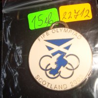 FIFE OLYMPIAD SCOTLAND 2003г. РОТАРИ ИНТЕРНЕШЪНЪЛ ЕМАЙЛИРАН РЯДЪК МЕДАЛ ШОТЛАНДИЯ СПОРТ 22712, снимка 3 - Антикварни и старинни предмети - 33185468