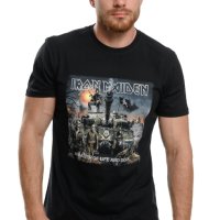 Нова мъжка тениска на музикалната група Iron Maiden - A Matter of Life and Death С ГРЪБ, снимка 1 - Тениски - 40422773