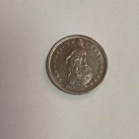 Швейцария  1/2 франк 1974 година ж41, снимка 2 - Нумизматика и бонистика - 43349569