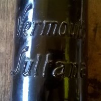 бутилка стъклена стара вермут Vermouth Sultana изключително рядка, снимка 2 - Антикварни и старинни предмети - 37323404