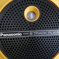 Ретро касетофон Space age Panasonic  Dynamite 8 track player, снимка 2 - Радиокасетофони, транзистори - 33038035