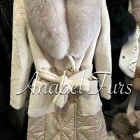 Дамски палта от алкантара, алпака, естествена кожа и естествен косъм, снимка 14 - Палта, манта - 39325536