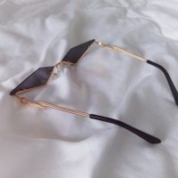 Слънчеви очила котешко око във формата на ромб, снимка 8 - Слънчеви и диоптрични очила - 33476543