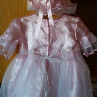 Рокличка за принцеса-Розово бижу"Tiny Princess", снимка 14 - Бебешки рокли - 27499270