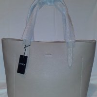 Furla Tote L Begie Gris, снимка 8 - Чанти - 43370477