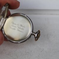 Джобен сребърен Швейцарски часовник 49 мм, снимка 7 - Колекции - 39376314