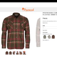 PINEWOOD Shirtt размер L за лов риза - 679, снимка 3 - Ризи - 43467284