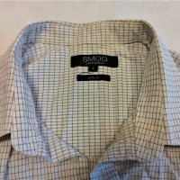 Мъжка риза с дълъг ръкав, размер L, снимка 6 - Ризи - 38617320