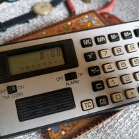 стар немски калкулатор с аларма и час , снимка 1 - Колекции - 43697446