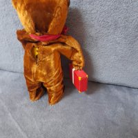 Старинна играчка - мечок с куфар, снимка 3 - Антикварни и старинни предмети - 43129944