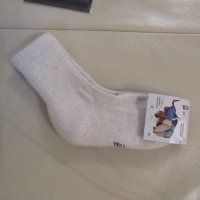 Машинно плетени детски чорапи от 100 % вълна, размер 3, снимка 4 - Чорапи - 43331336