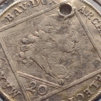 Сребърна монета 20 кройцера 1770г. Йозеф Махсимилиян Бавария 26041, снимка 3 - Нумизматика и бонистика - 42999503