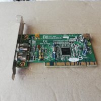 PCI 3-port IEEE-1394 FireWire Adapter Card KEC 1582T, снимка 5 - Мрежови адаптери - 37035529