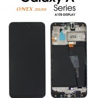 Нов 100% Оригинален дисплей за Samsung SM-A105F Galaxy A10 Черен LCD+Touch Service Pack​, снимка 2 - Резервни части за телефони - 33549804