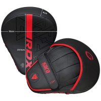 Тренировъчни лапи за бокс - RDX F6 KARA FOCUS PADS BLACK, снимка 3 - Други спортове - 43668341