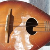 Стара дървена мандолина, снимка 12 - Струнни инструменти - 44069773