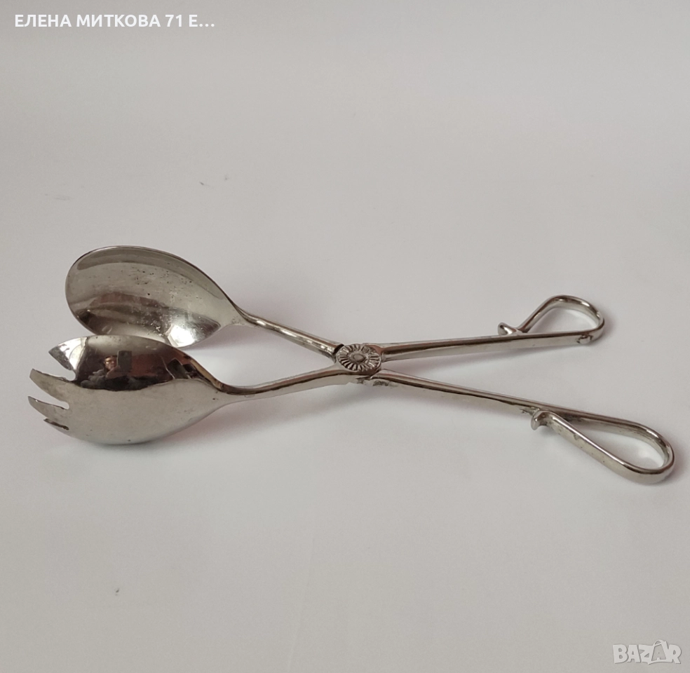 Голяма и тежка щипка за сервиране на храна, снимка 1