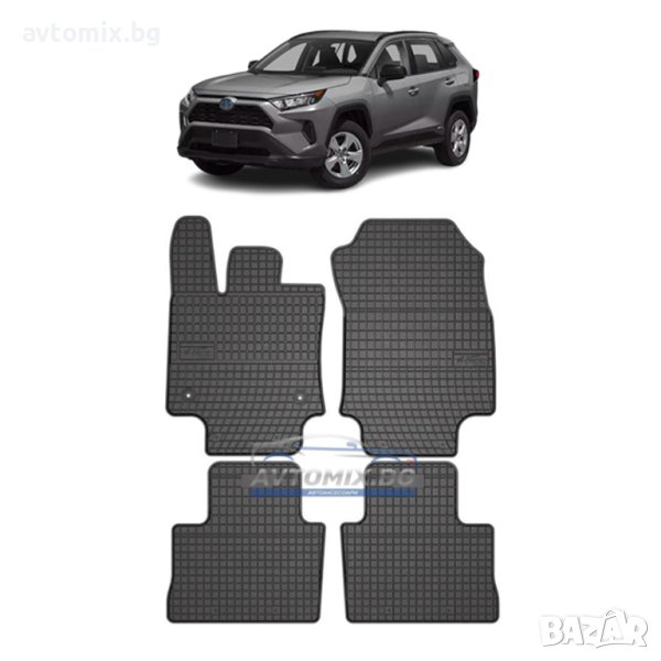 Гумени стелки за Toyota RAV 4 след 2019 г., Frogum, снимка 1