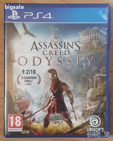 Перфектен диск Assassin's Creed Odyssey PS4 Playstation 4 Плейстейшън, снимка 1