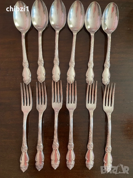 Руски посребрени прибори МНЦ , снимка 1