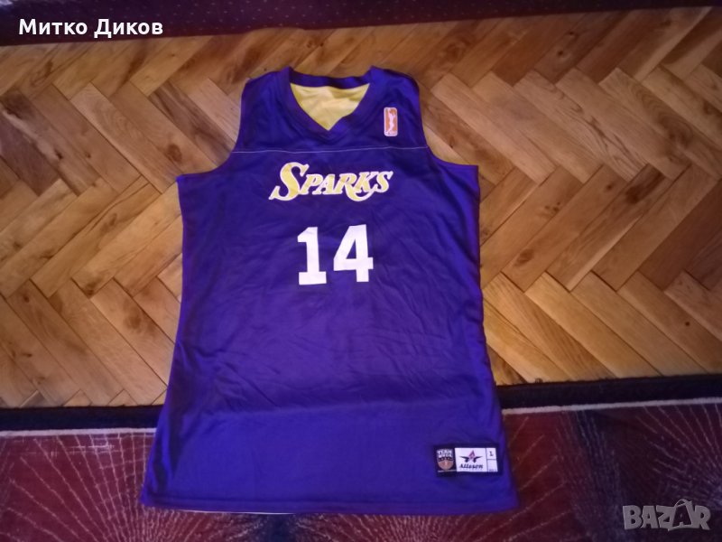 Баскетболна тениска две лица Аллесон -Спаркс Парамус №14 размер М, снимка 1