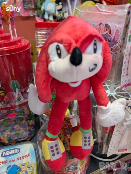 Плюшена играчка Соник червен, снимка 1