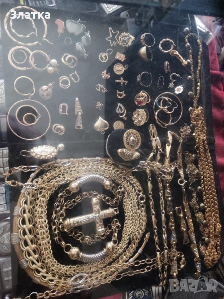 Златни бижута - златен ланец синджир верижка, златен пръстен, златна гривна, златни обици..., снимка 1