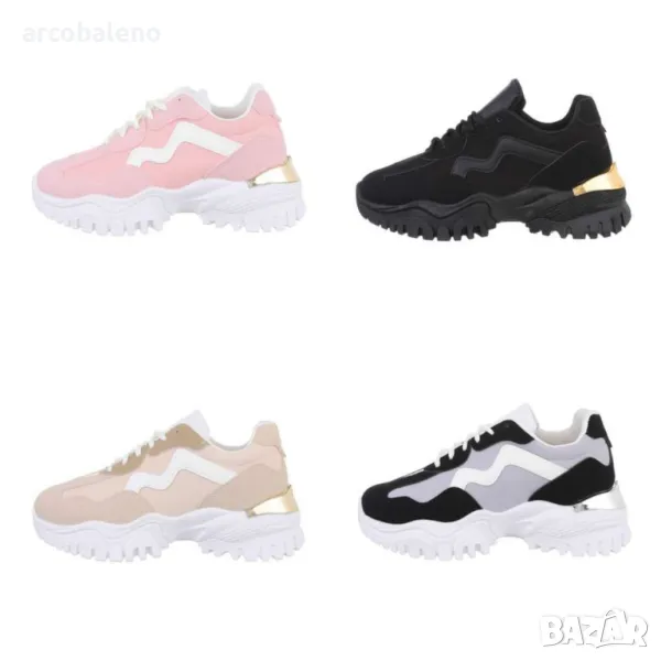 Дамски ниски кецове, 4цвята, снимка 1