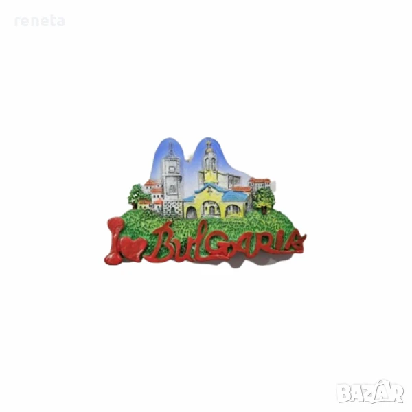 Магнитна фигурка, Керамика, Български забележителности, снимка 1