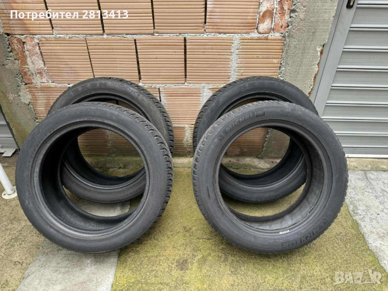 Продавам зимни гуми NEXEN Winguard /3 бр./ + Michelin Alpin 5 /1 бр./ 225/50 R17 98V , снимка 1