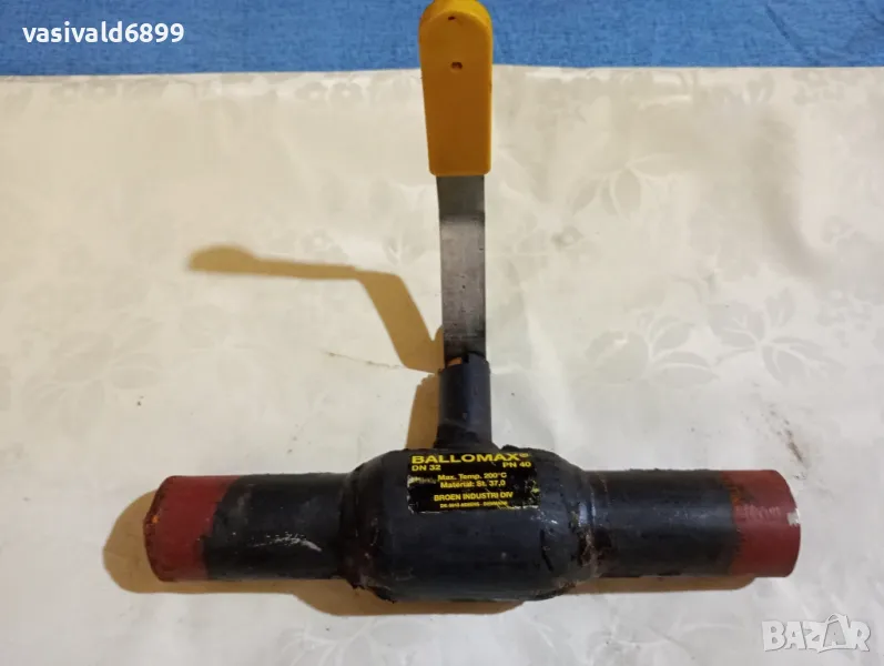 Спирателен кран на заварка , снимка 1