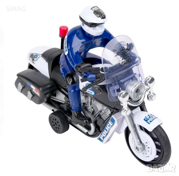 Играчка Полицейски мотоциклет с водач, снимка 1