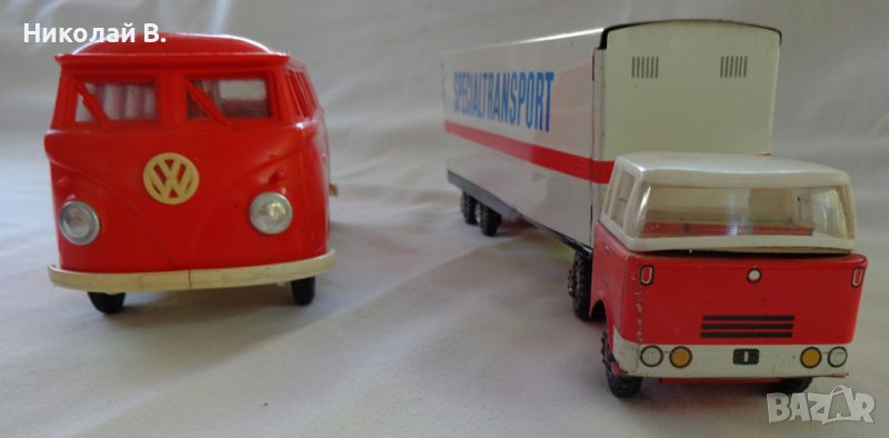Ретро детски играчки метални и палстнасови VW T1 BALON COROATIO EHO,  SPECIALTRANSPORT., снимка 1