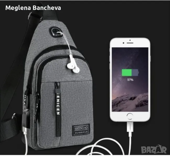 Мъжка спортна мултифункционална раница за спорт за едно рамо .Промоция 10лв., снимка 1