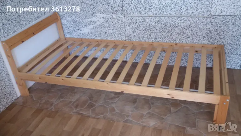 Единично легло с подматрачна рамка!, снимка 1