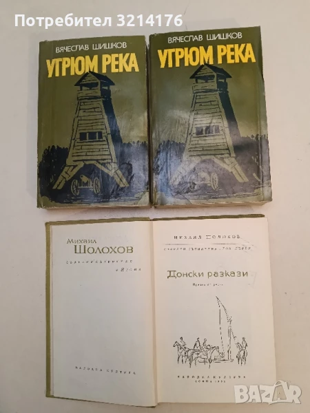 Угрюм река. Книга 1-2 - Вячеслав Шишков, снимка 1