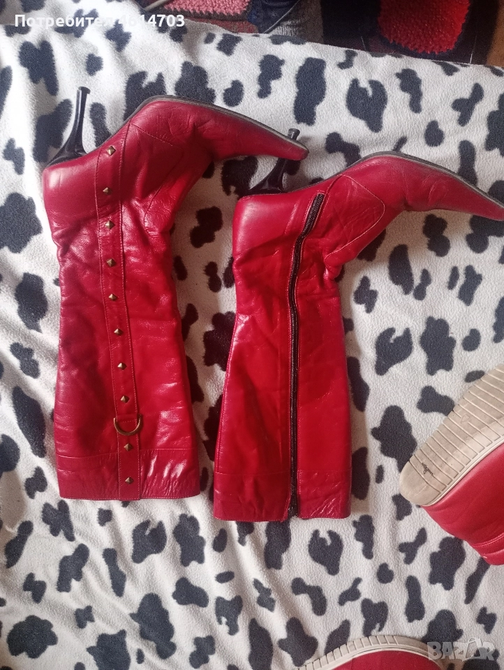 дамски ботуши от естествена кожа , снимка 1