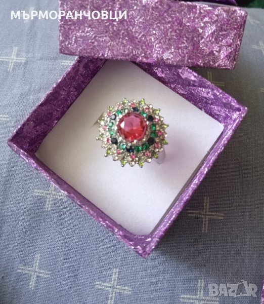 Масивен, нов сребърен пръстен. С подарък-луксозна, подаръна кутия., снимка 1
