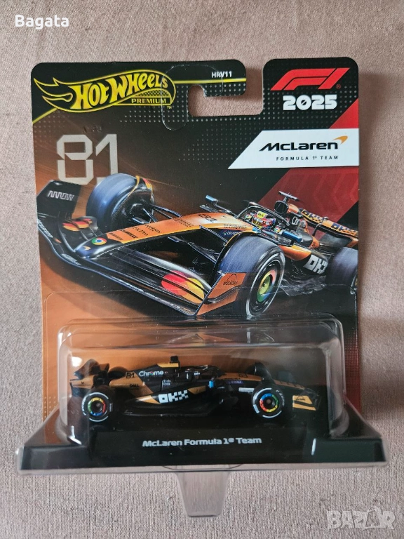 Hot Wheels Premium McLaren Formula 1 Team – 1:64, снимка 1